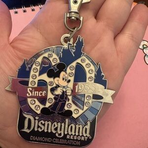 Disneyland Resort Diamond Celebration Lanyard Medal